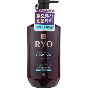 Купить Ryo 9EX Hair Loss Expert Care Shampoo For Sensitive Scalp 400 ml